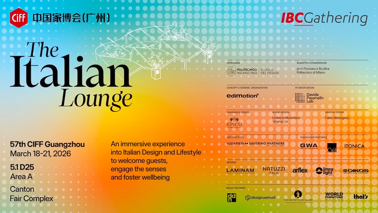 "THE ITALIAN LOUNGE" AU CIFF GUANGZHOU 2026 : UNE PLATEFORME EN CONSTANTE ÉVOLUTION, TRAIT D'UNION ENTRE DESIGN, BUSINESS ET MARCHÉS INTERNATIONAUX - Image 5